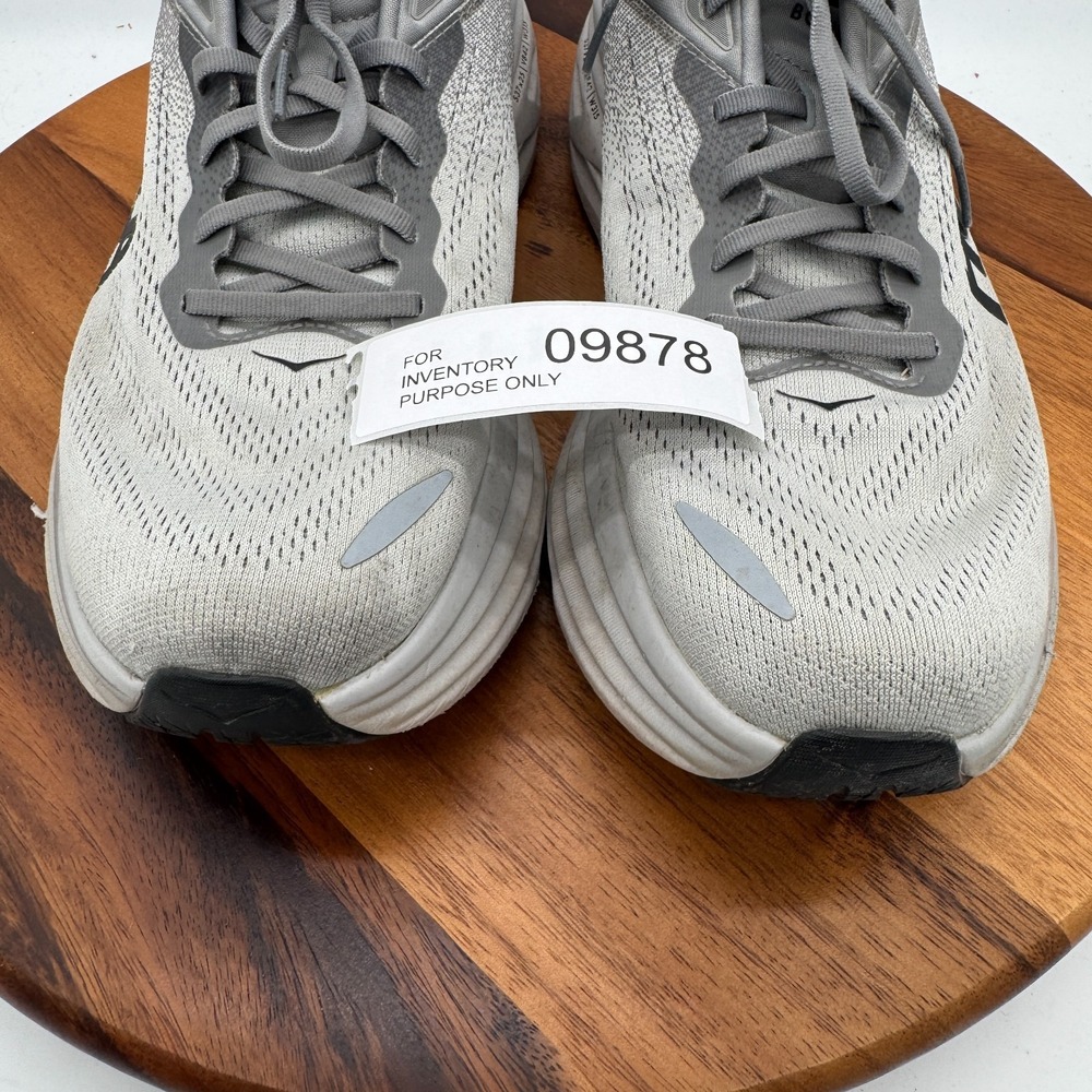 Hoka One One Bondi 8 Sharkskin Men Size 13D Lace Up 1123202 SHMS Running Walking - Picture 10 of 10